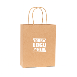 Eco-Friendly Customizable Kraft Paper Bag with Durable Handles
